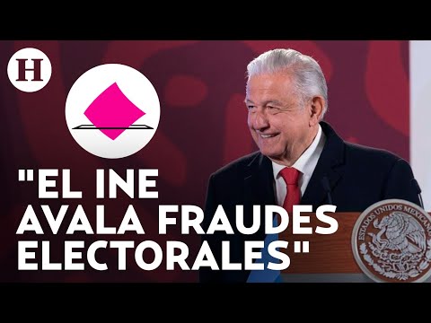 AMLO se lanza contra el INE y asegura que le cuesta anualmente a México 25 mil mdp