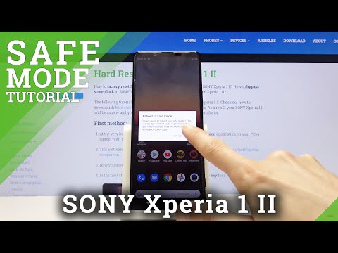 Safe Mode in SONY Xperia 1 II – How to Open & Use Diagnostic Mode