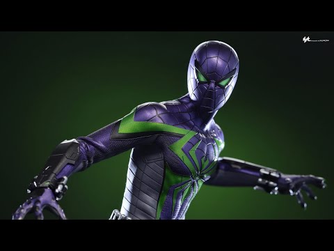 Hot Toys Marvel’s SPIDER-MAN 2 MILES MORALES [Purple Reign Suit] Hot Toys Exclusive Blogger Photos