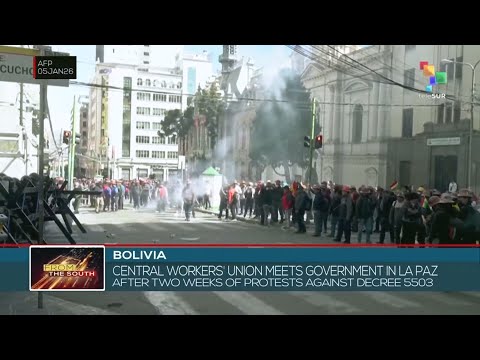 Bolivia: Gobierno se reúne con sindicatos en La Paz tras protestas por decreto 5503