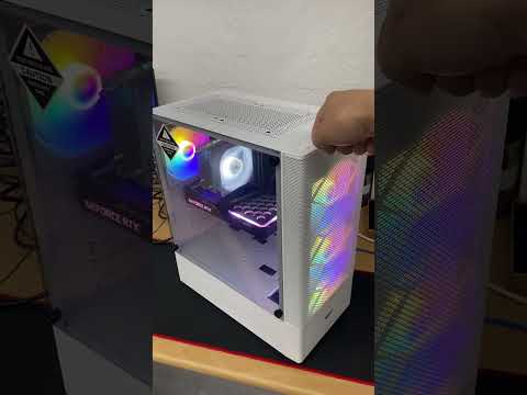 [컴퓨존] darkFlash DK200 RGB 강화유리 화이트 미들타워 구매후기