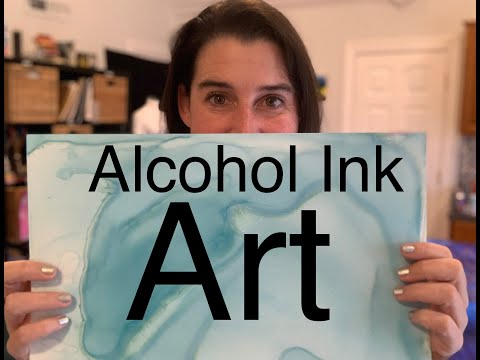 Alcohol Ink : How it works and some surprising ways to use it.