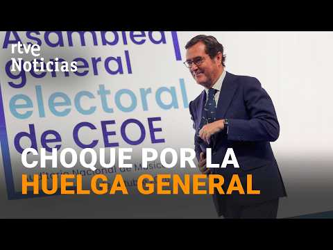 Patronal y sindicatos chocan por la huelga general por la vivienda y los salarios | RTVE Noticias