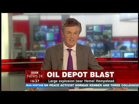Buncefield Oil Depot Disaster - BBC News 24 - 11/12/2005 - 0430pm