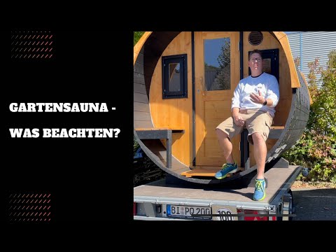 Gartensauna - Was ist zu beachten?