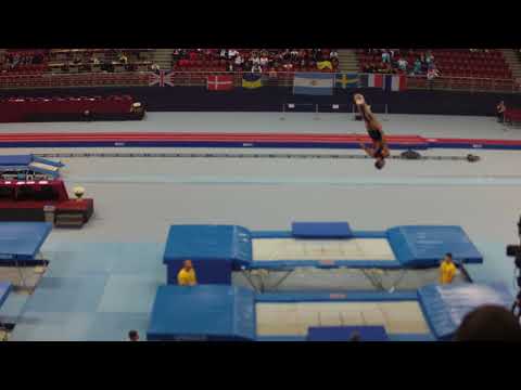 YUDIN Andrey Team Final Trampoline World Championships 2017