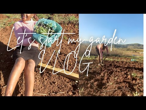 VLOG: Let's do some gardening together/a few days trying to do my best/ Rural lifestyle/ makoti EC