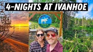 Camping at IVANHOE LAKE Provincial Park | Northern Ontario Camping