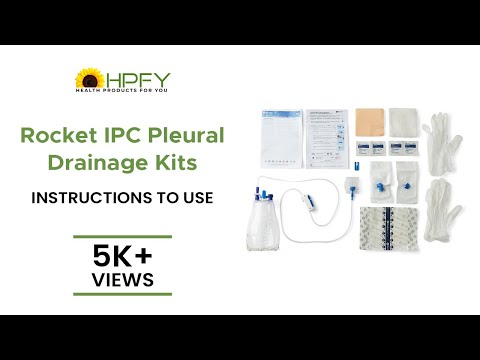 Rocket IPC Pleural Drainage System - Instructions To Use
