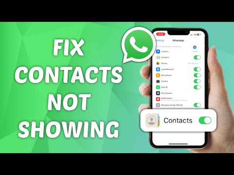 How to Fix Contacts Not Showing on WhatsApp