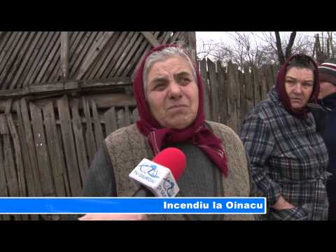 Incendiu la Oinacu