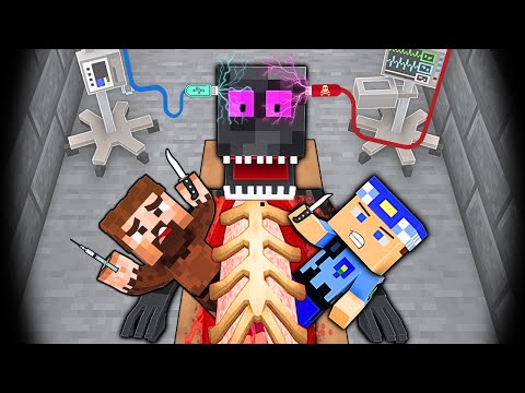 GİZEMLİ CANAVARIN MİDESİNE GİRDİK! 😂 - Minecraft