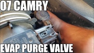 How to Replace Evap Purge Valve 2007 Toyota Camry