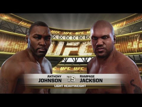 EA Sports UFC - Anthony "Rumble" Johnson vs. Quinton "Rampage" Jackson Fight 1