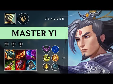 Master Yi Jungle vs Amumu - EUW Master Patch 25.24