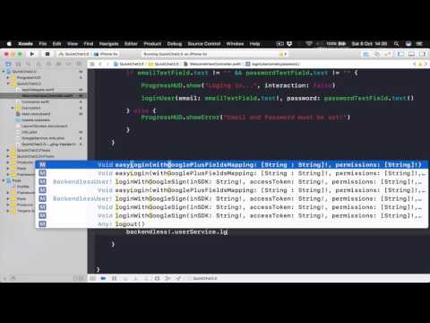 QuickChat 2.0 (whats app like chat app tutorials with call function on swift 3) setup part 7