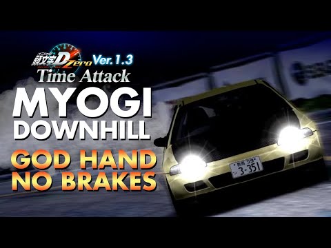 Initial D Zero Ver.1.3 / Time Attack - Myogi Downhill (No Brakes & God Hand) [Specialist]