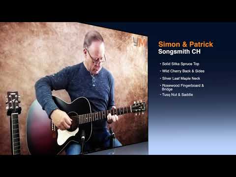 Пример звучания акустической гитары Simon & Patrick Songsmith Concert Hall
