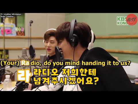 (Eng Sub) 180202 Hongkira with iKON (Behind) Lee Hongki Kiss Radio