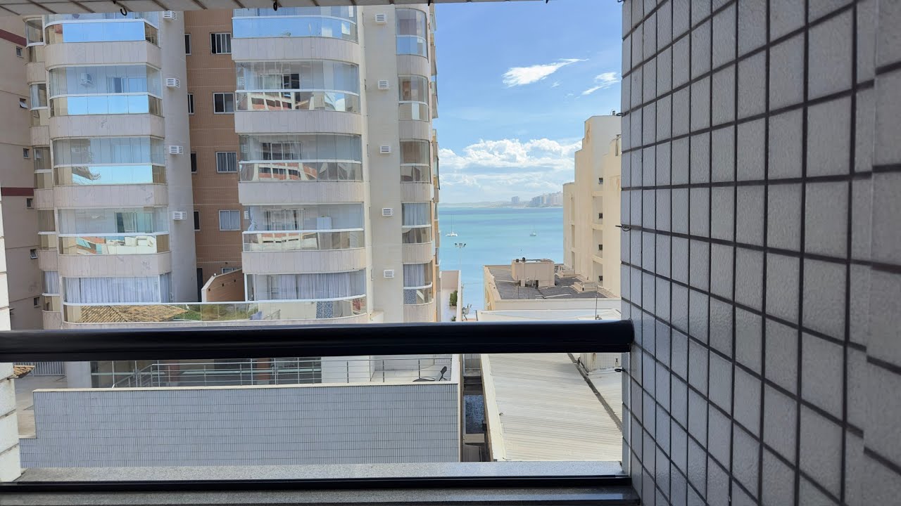 Vista para o mar, 3 quartos e área de lazer completa