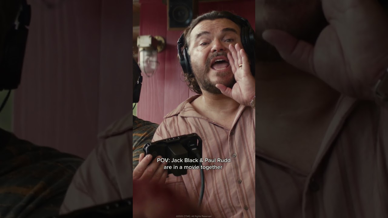 POV: you’re third-wheeling Jack Black and Paul Rudd in the jungle.