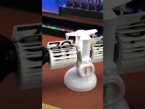 Đồng Hồ Tự Lật Phong Cách Retro Cổ Điển Có Tích Hợp Đèn Dưới Đế