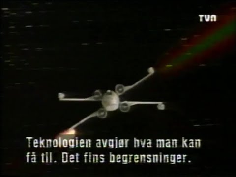 [Sat-DX] TV Norge: Reportage über Visuelle Effekte – Fragment (12.1994)