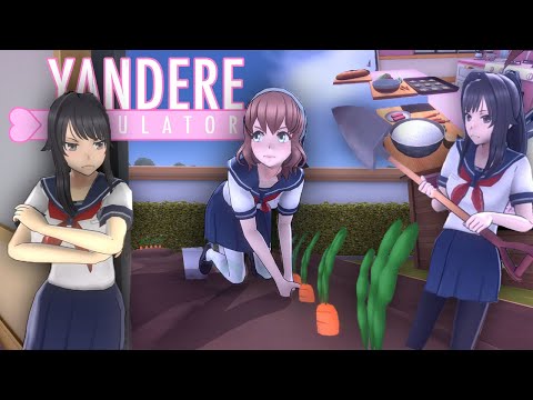 Bury Amai under the carrots for the cake Elimination Concept - YANDERE SIMULATOR