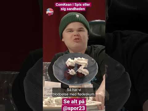 Se om det er brownie eller blodpølse i Spis eller sig sandheden           #ComKean #dare #challenge