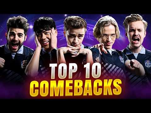 Top 10 Comebacks of Dota 2 The International
