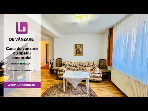 Casa cu spatiu comercial | Strada Lunga | 195 mp utili | Pivnita | Video — Video