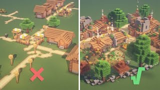 Minecraft: How to build Amazing Village