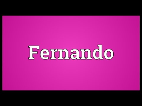 Fernando Meaning