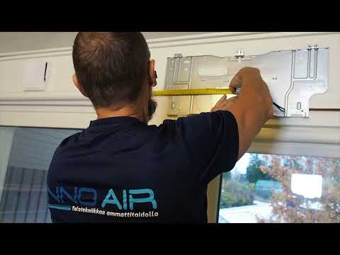 Mitsubishi Electric FT35 alakertaan ja LN35 yläkertaan