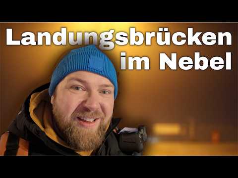 Eiskalt fotografiert – Hamburgs Landungsbrücken im Nebel