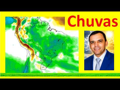 Chuvas no Centro Sul do Brasil até Sexta-feira