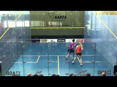 MČR Squash 2012 - Lucie Fialová vs. Anna Klimundová 3:0