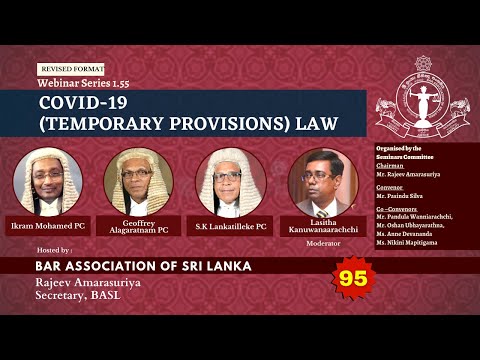 BASL Webinar 1.55 - Corona Virus Disease 2019 (Covid-19) (Temporary Provisions) Act