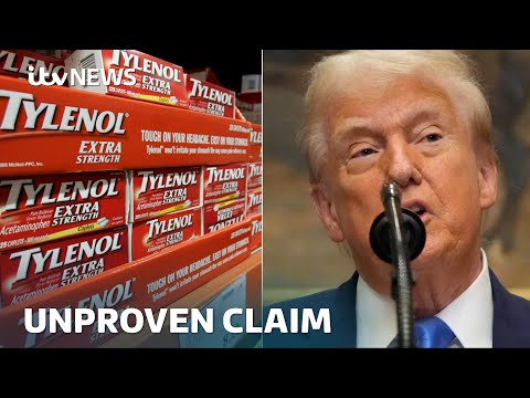 Pregnant women urged to ignore Trump's unproven paracetamol-autism link | ITV News