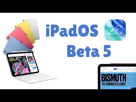 iPadOS 26 Beta 5 is out- Testing it on iPad 11th Gen A16 – Notes App is Insane! 🔥📓