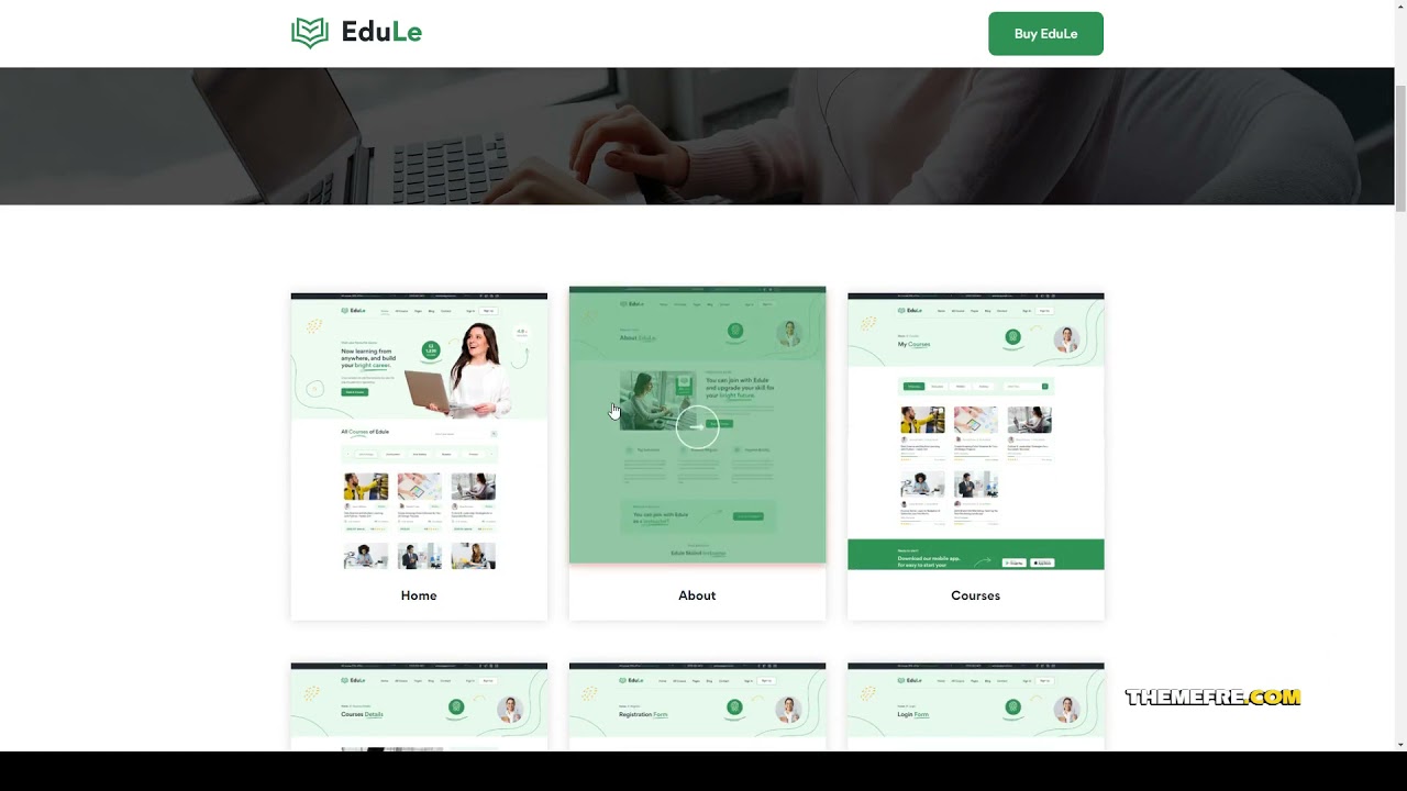 Edule - eLearning Website Template training lms Asuna