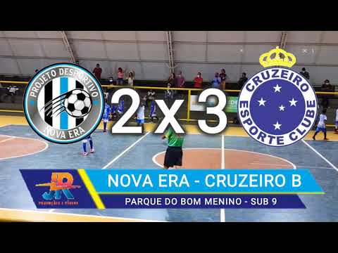 NOVA ERA 2X3 CRUZEIRO SUB 9 - COPA PAREDÃO 01/10/2021