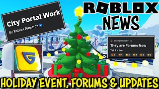ROBLOX NEWS: Holiday Event Leaks, New Forums, Group Updates & More