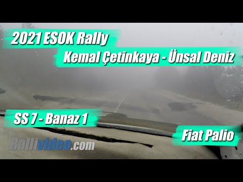 INCAR // 2021 Evofone ESOK Rally / Kemal Çetinkaya - Ünsal Deniz / Fiat Palio / SS 7 Banaz 1