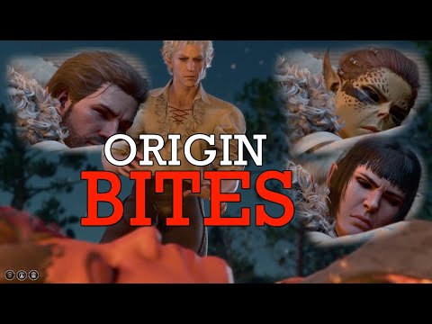 "Is my neck safe?" - Astarion Origin ALL bites and telling each companion about your secret