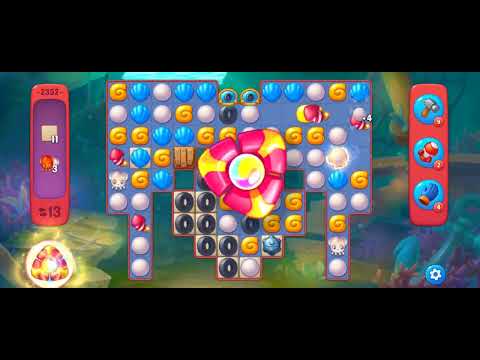 Fishdom Hard Level 2352 (with Double Super Lightning) @choraelmin