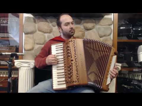 BRAN147WMW - Mahogany Brandoni 147W Piano Accordion LMMH 37 120 $94999