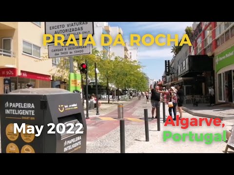 Praia da Rocha Beachline Street Walk May 2022