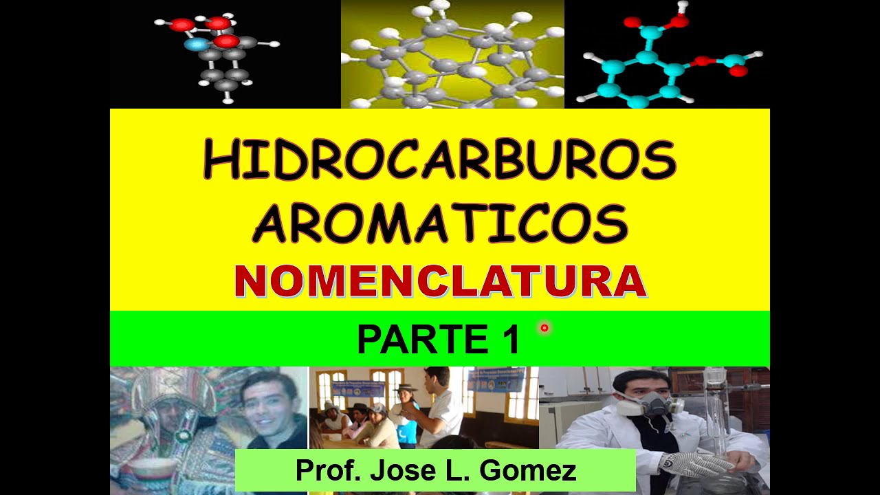 HIDROCARBUROS AROMATICOS: NOMENCLATURA (PARTE 1)