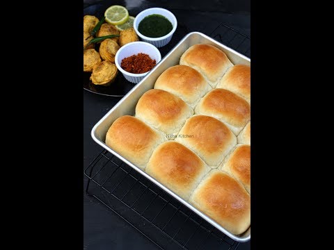 Eggless Ladi Pav Bread Buns Super Soft Buns Video Recipe